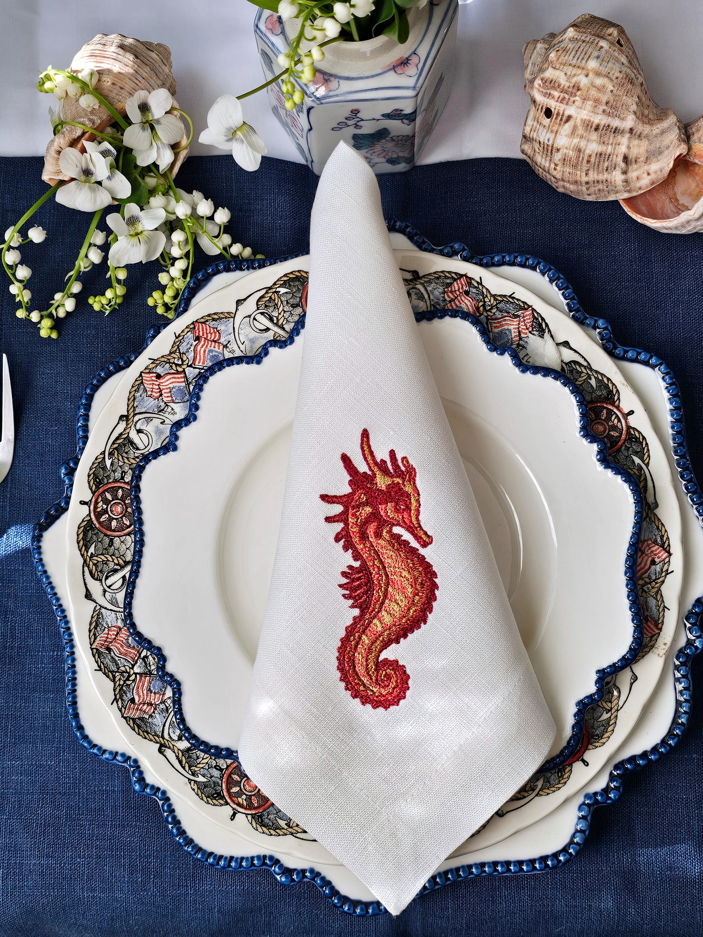 #119 | Coastal Marine Dining Motif Collection