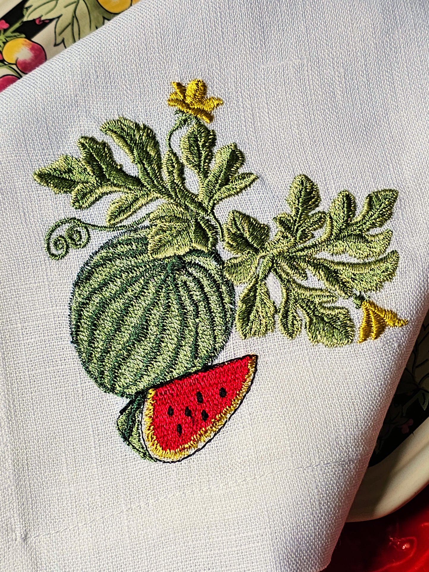 #113 | Embroidered Fruit & Vegetable Medley Collection
