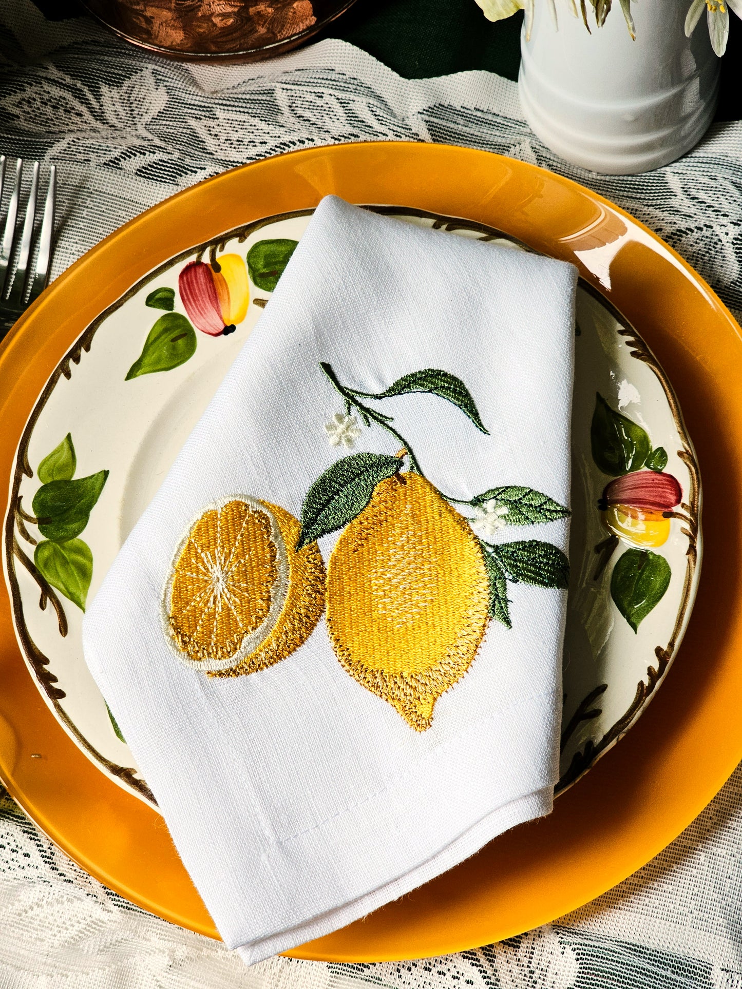 #113 | Embroidered Fruit & Vegetable Medley Collection