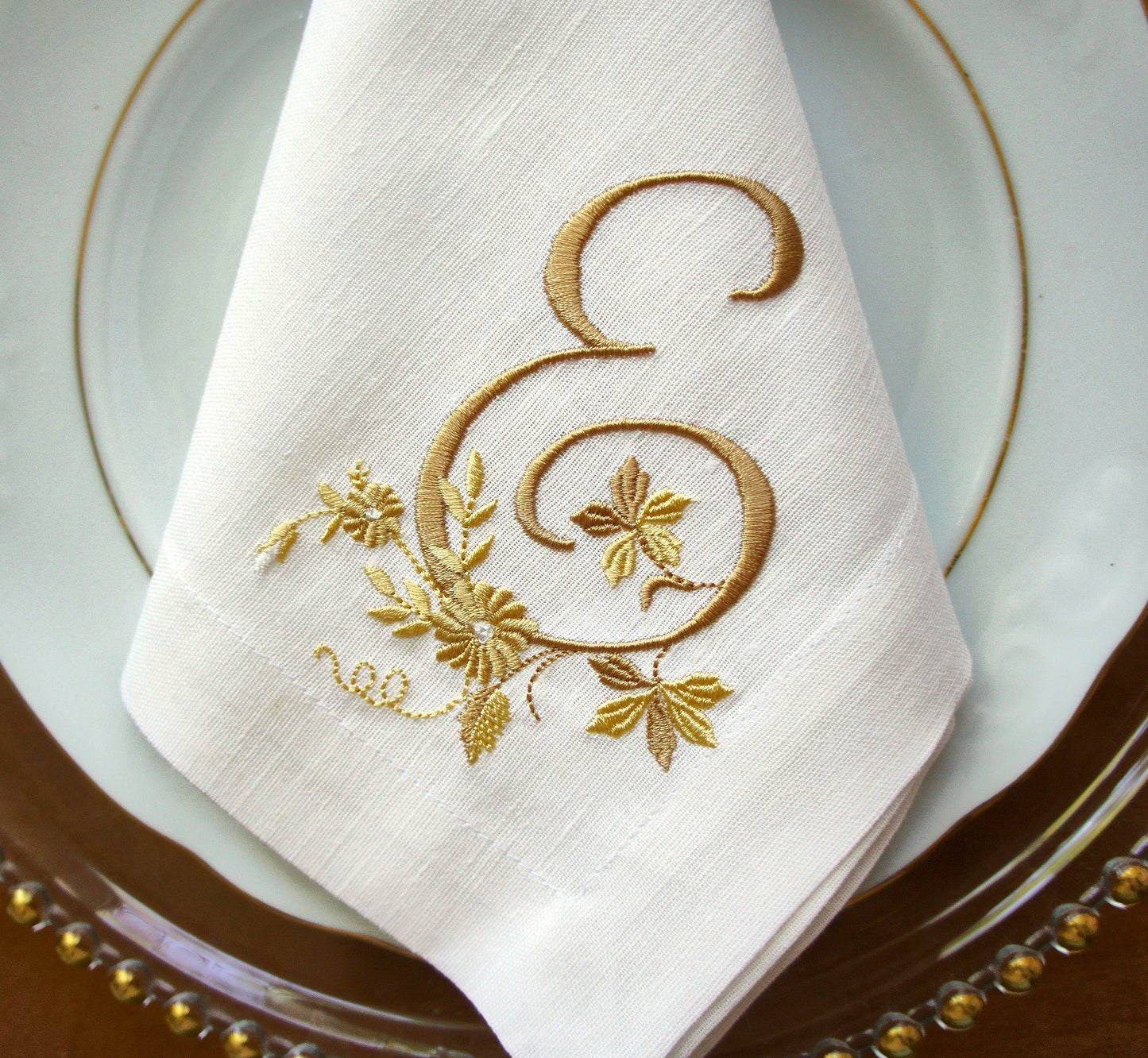 #038 | Floral Vine Monogram | Personalized
