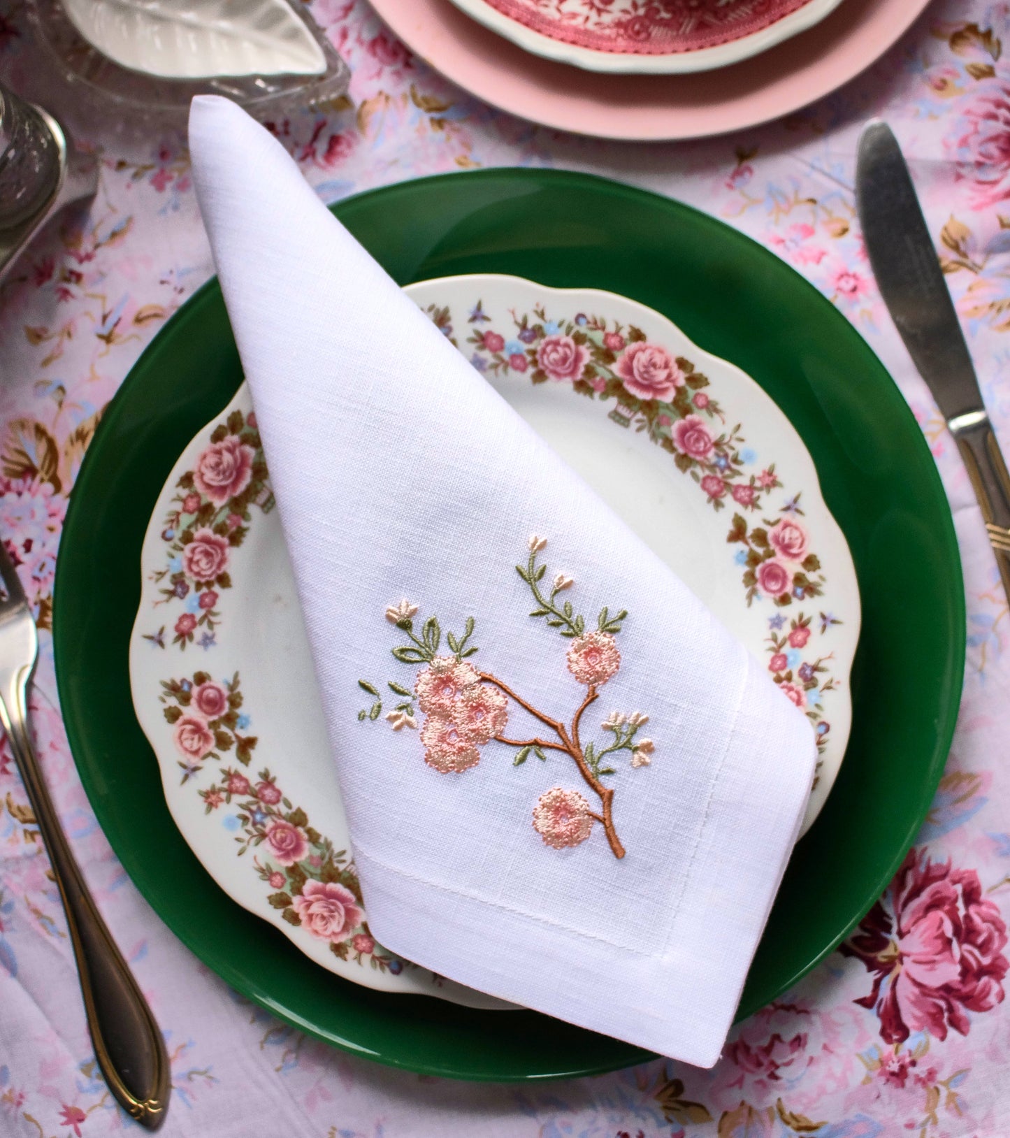 #008 | Blush Pom Blossom Branch Design