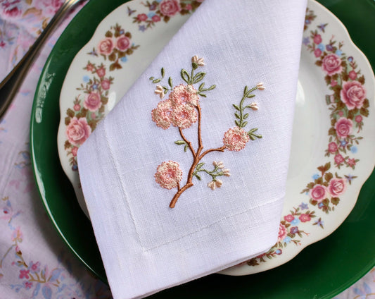 #008 | Blush Pom Blossom Branch Design