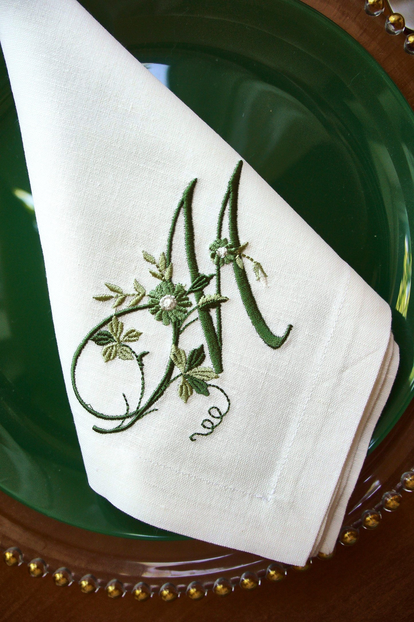 #038 | Floral Vine Monogram | Personalized
