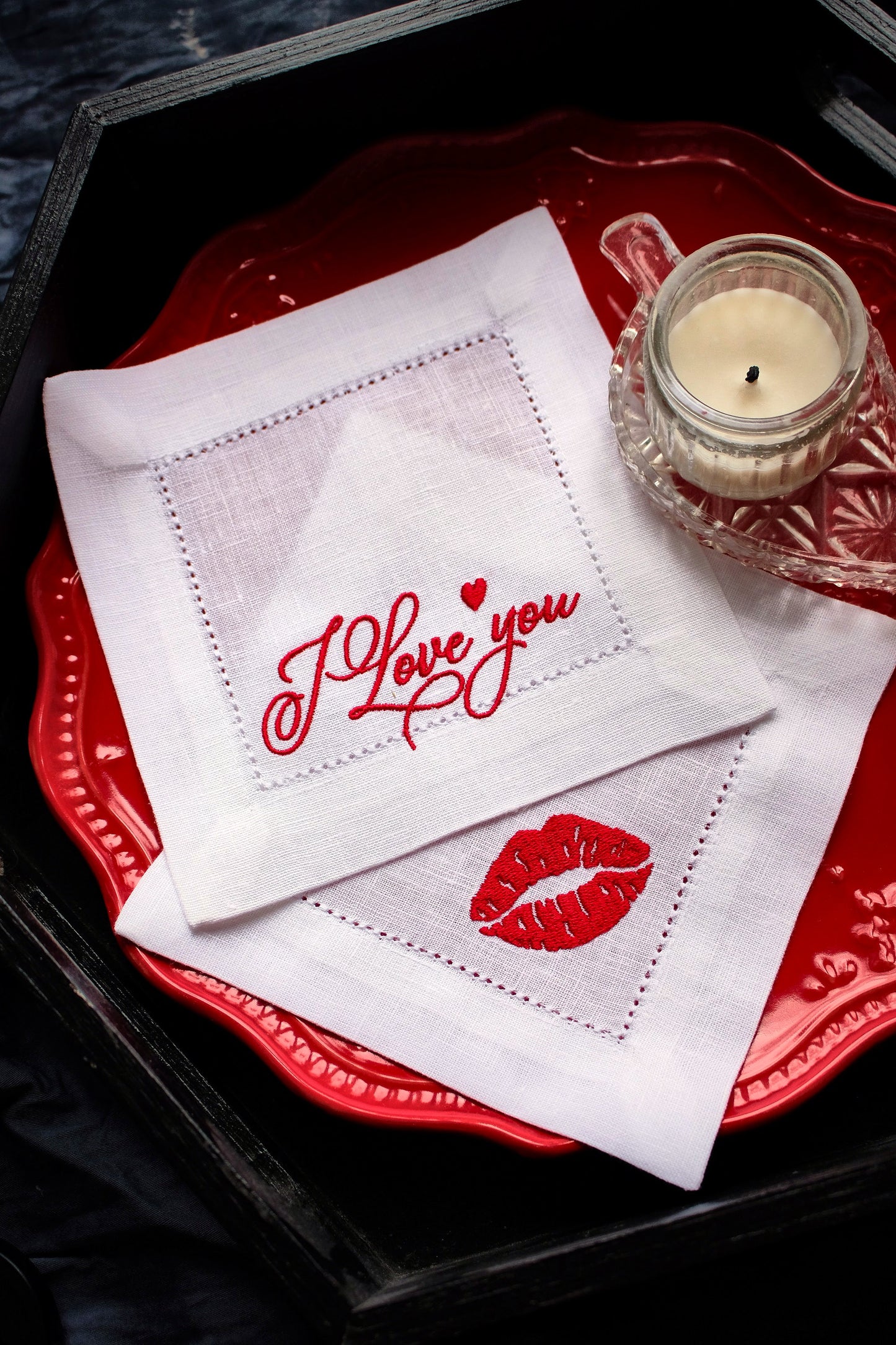 #005 | Romantic Script with Red Accents