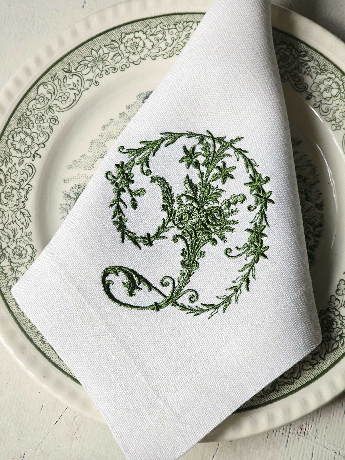 #131 | Victorian Floral Monogram | Personalized
