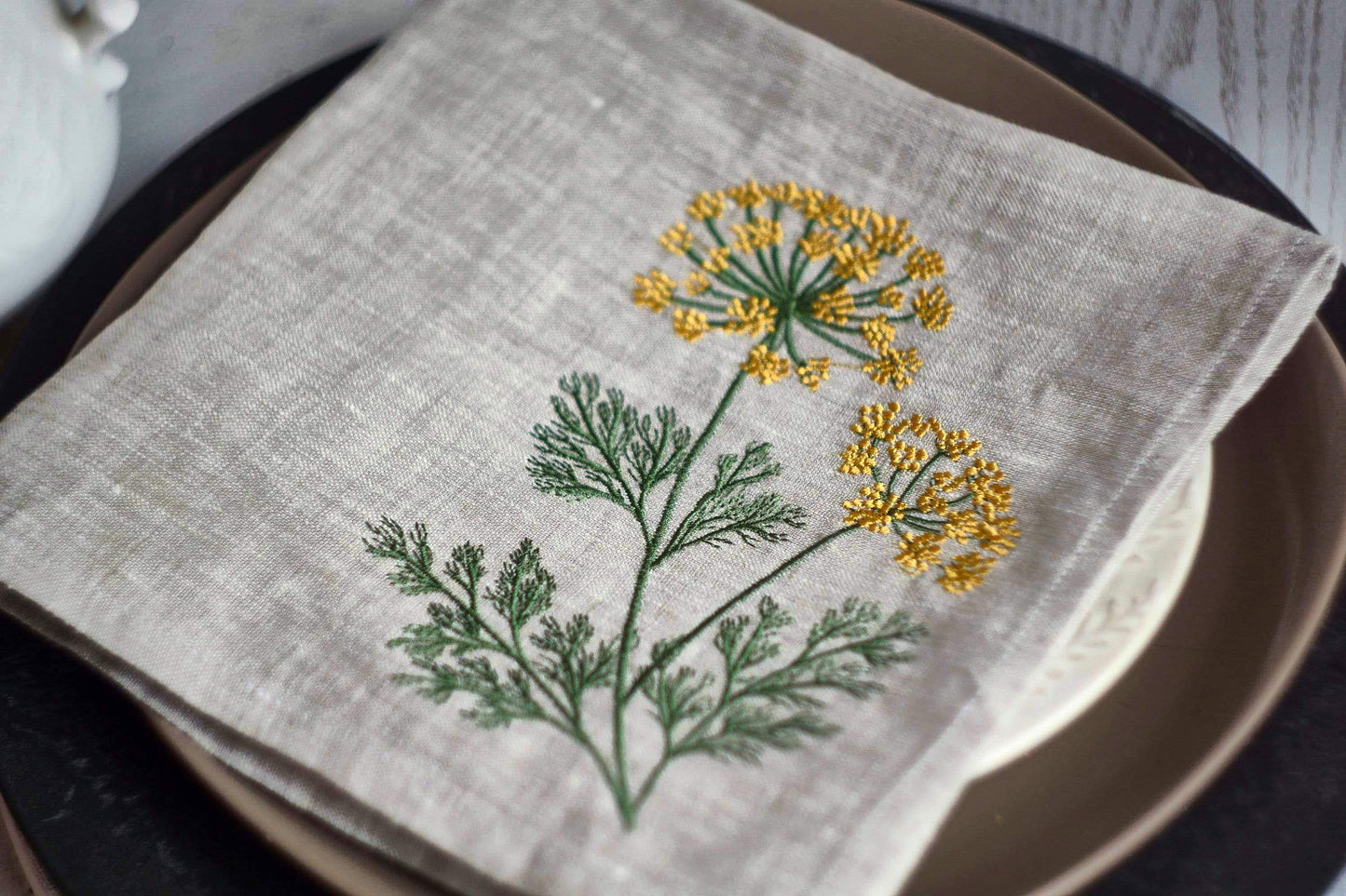 #074 | Golden Dill Botanical Stitchwork