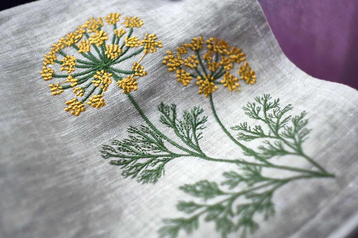 #074 | Golden Dill Botanical Stitchwork