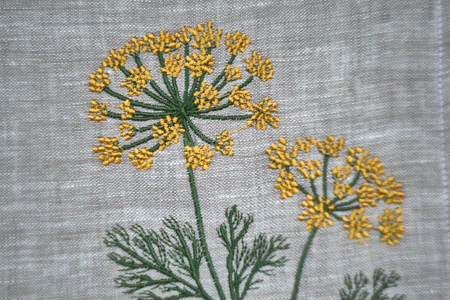 #074 | Golden Dill Botanical Stitchwork