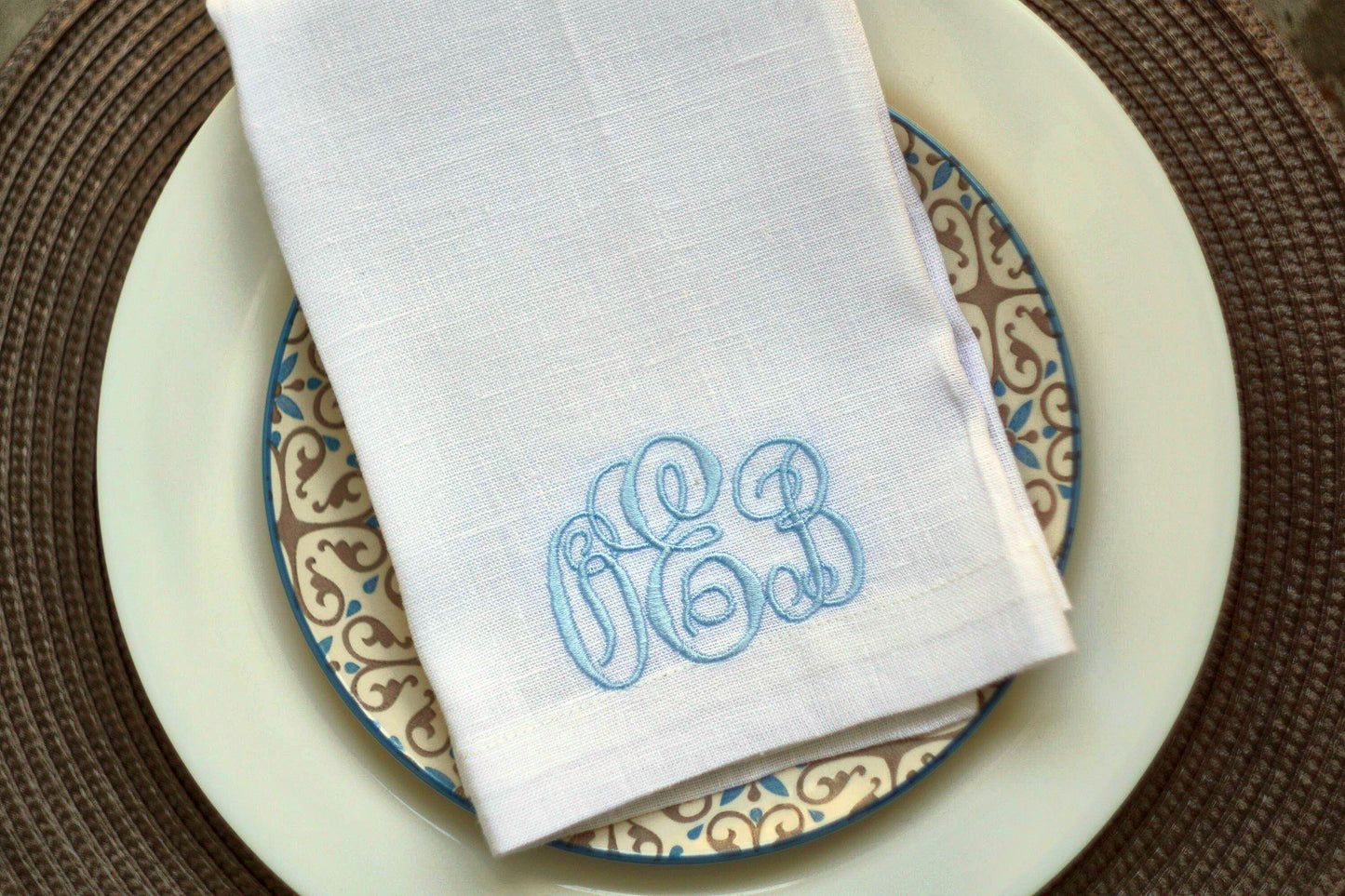 #029 | Classic Two-Letter Monogram in Script | Personalized