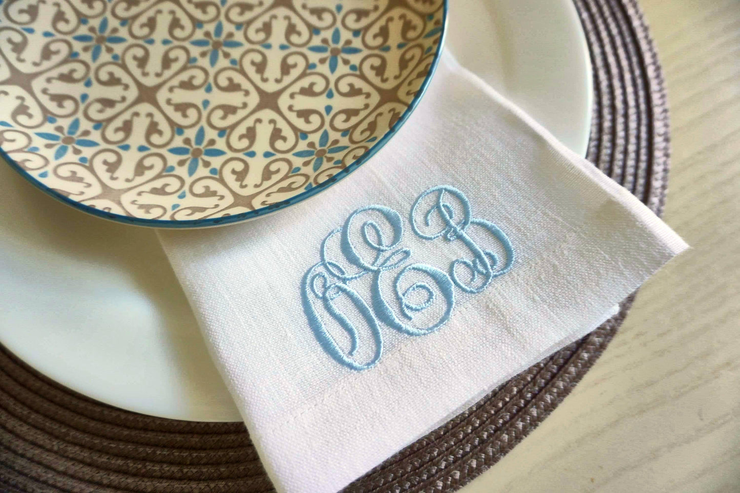 #029 | Classic Two-Letter Monogram in Script | Personalized