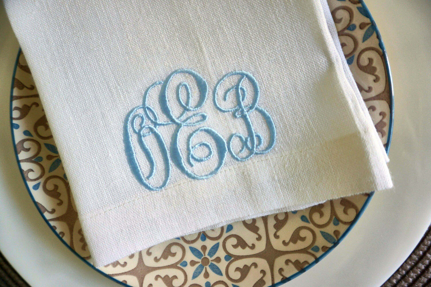 #029 | Classic Two-Letter Monogram in Script | Personalized