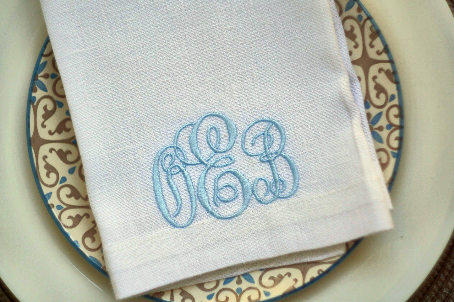 #029 | Classic Two-Letter Monogram in Script | Personalized