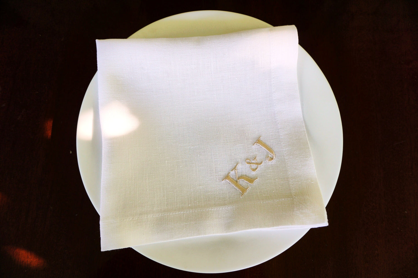 #105 | Ampersand Initials in Classic Block Font | Personalized