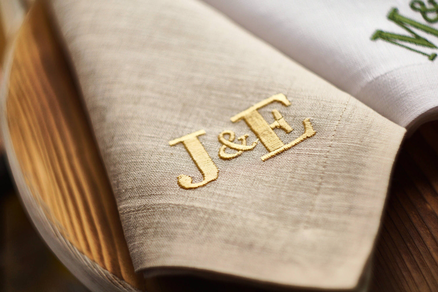 #105 | Ampersand Initials in Classic Block Font | Personalized