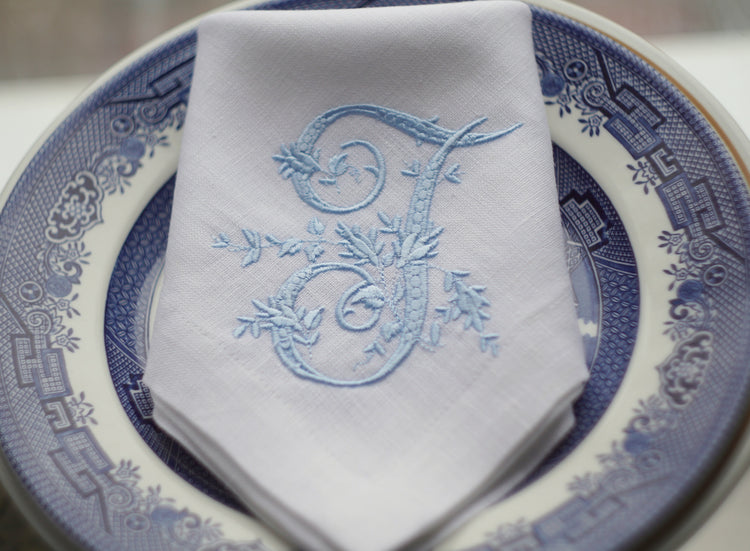 #024 | Amazing rosettes | Personalized | Linen napkins