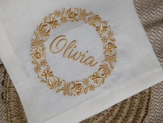 personalized mother's day gift, embroidered napkins, monogrammed birthday napkins, table decoration, Cloth Dinner Napkins, Wedding napkins