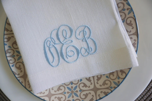 personalized embroidered napkins, birthday holiday monogrammed napkins, mother day napkin, table decoration, Cloth Dinner Wedding napkins