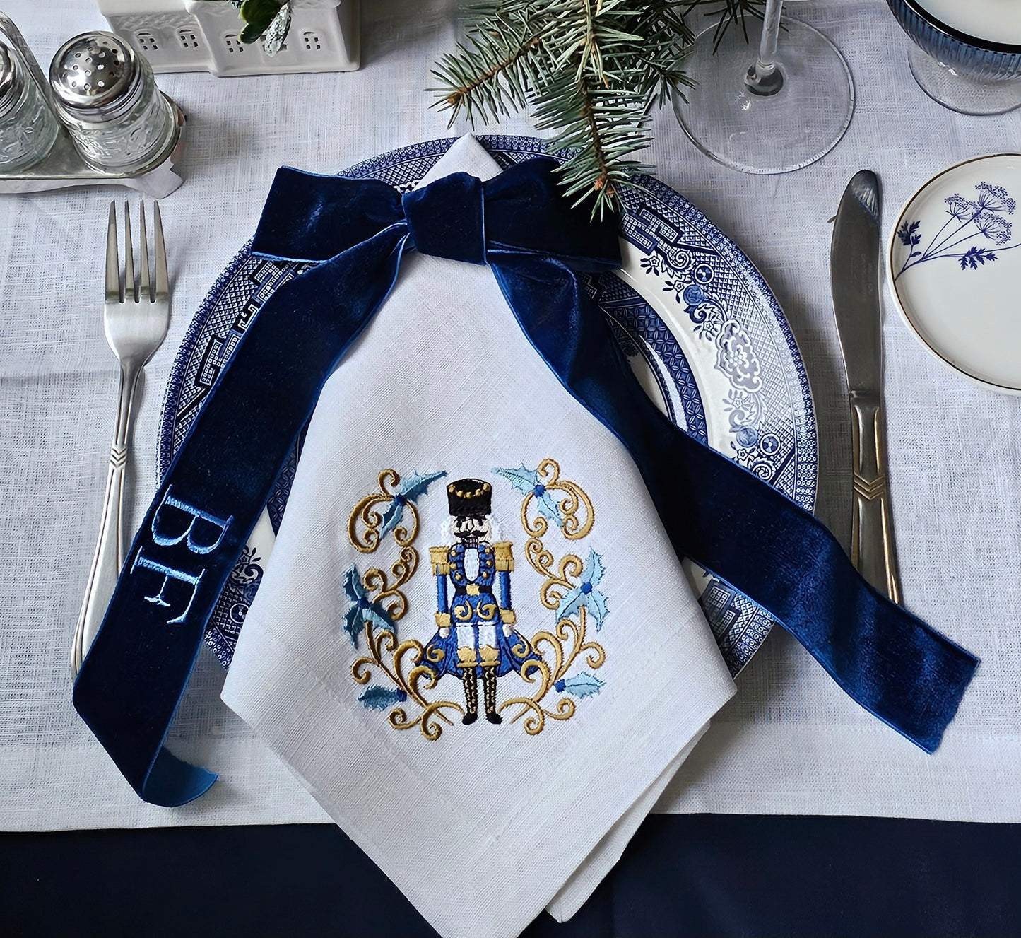 #110 | Regal Nutcracker with Holly Scrollwork