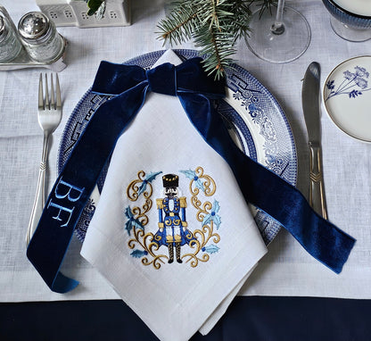 #110 | Regal Nutcracker with Holly Scrollwork
