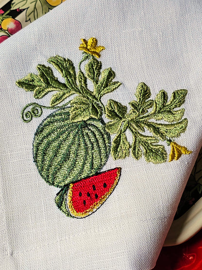 #113 | Embroidered Fruit & Vegetable Medley Collection