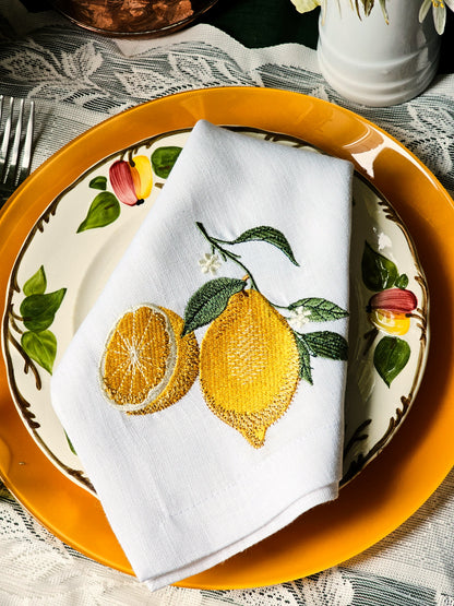 #113 | Embroidered Fruit & Vegetable Medley Collection