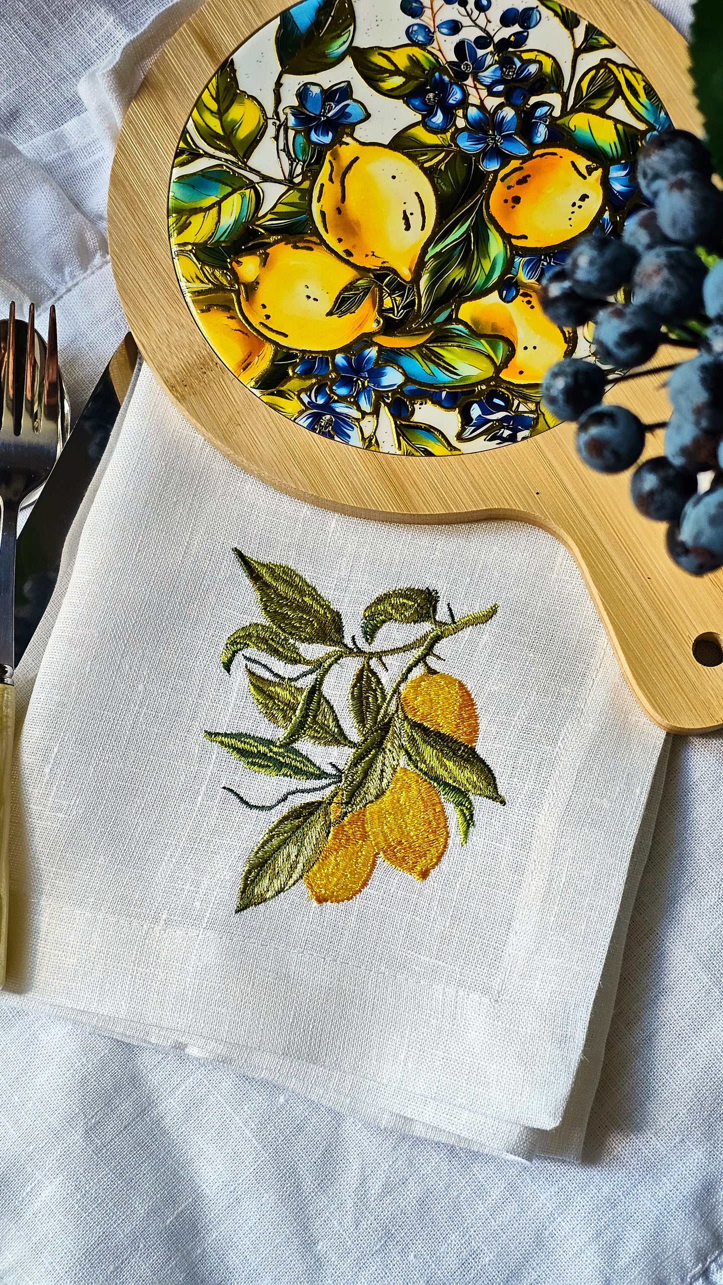 #113 | Embroidered Fruit & Vegetable Medley Collection