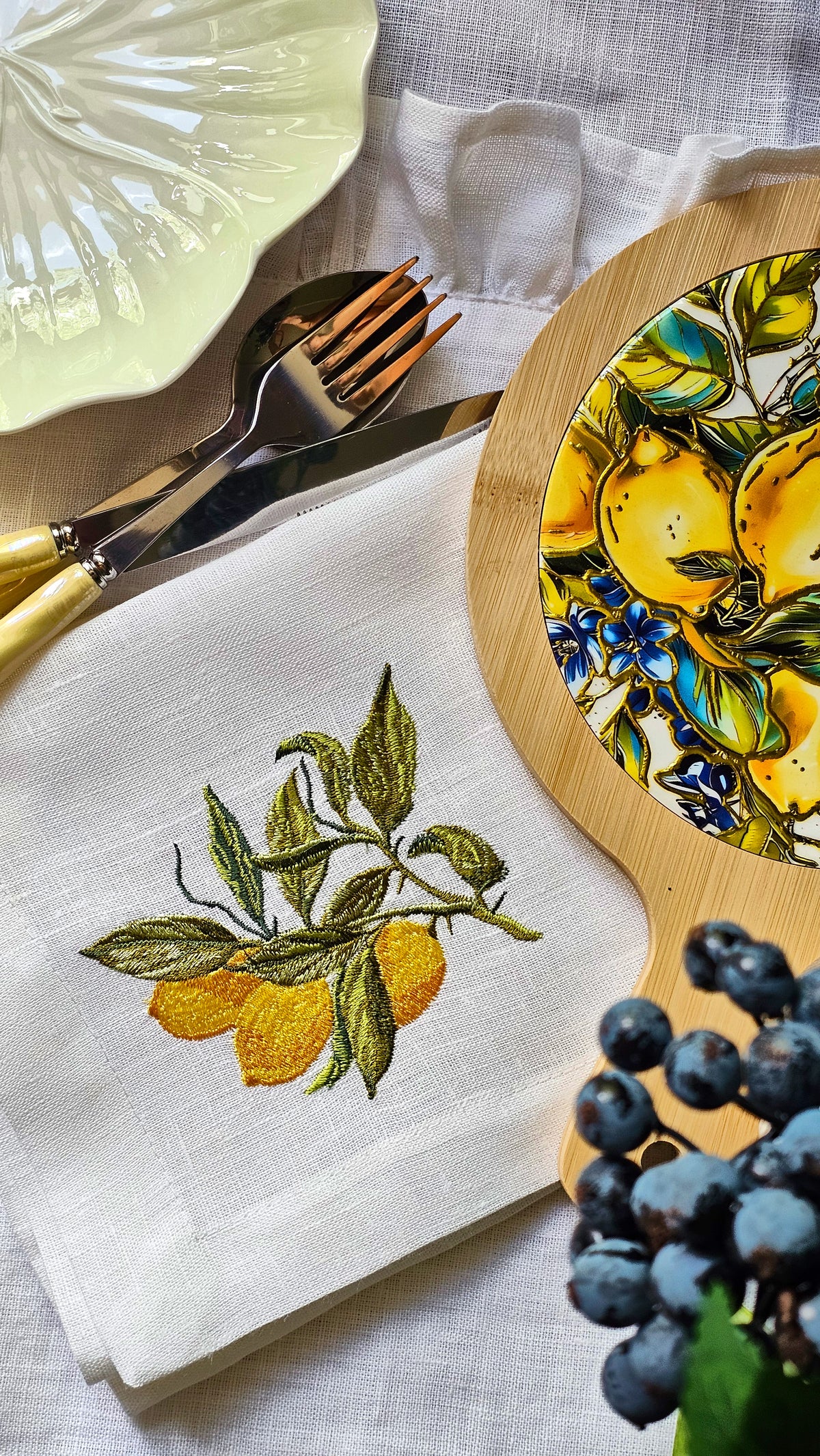 #113 | Embroidered Fruit & Vegetable Medley Collection