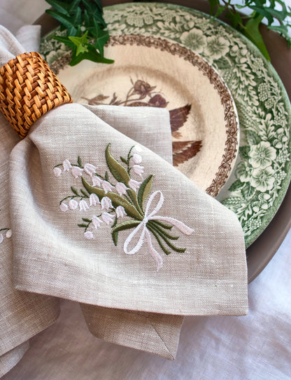 #032 | Lily of the Valley Bouquet with White Bow