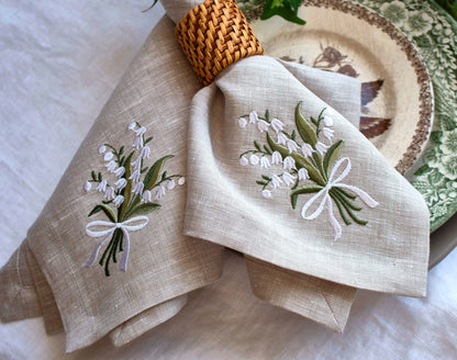 #032 | Lily of the Valley Bouquet with White Bow
