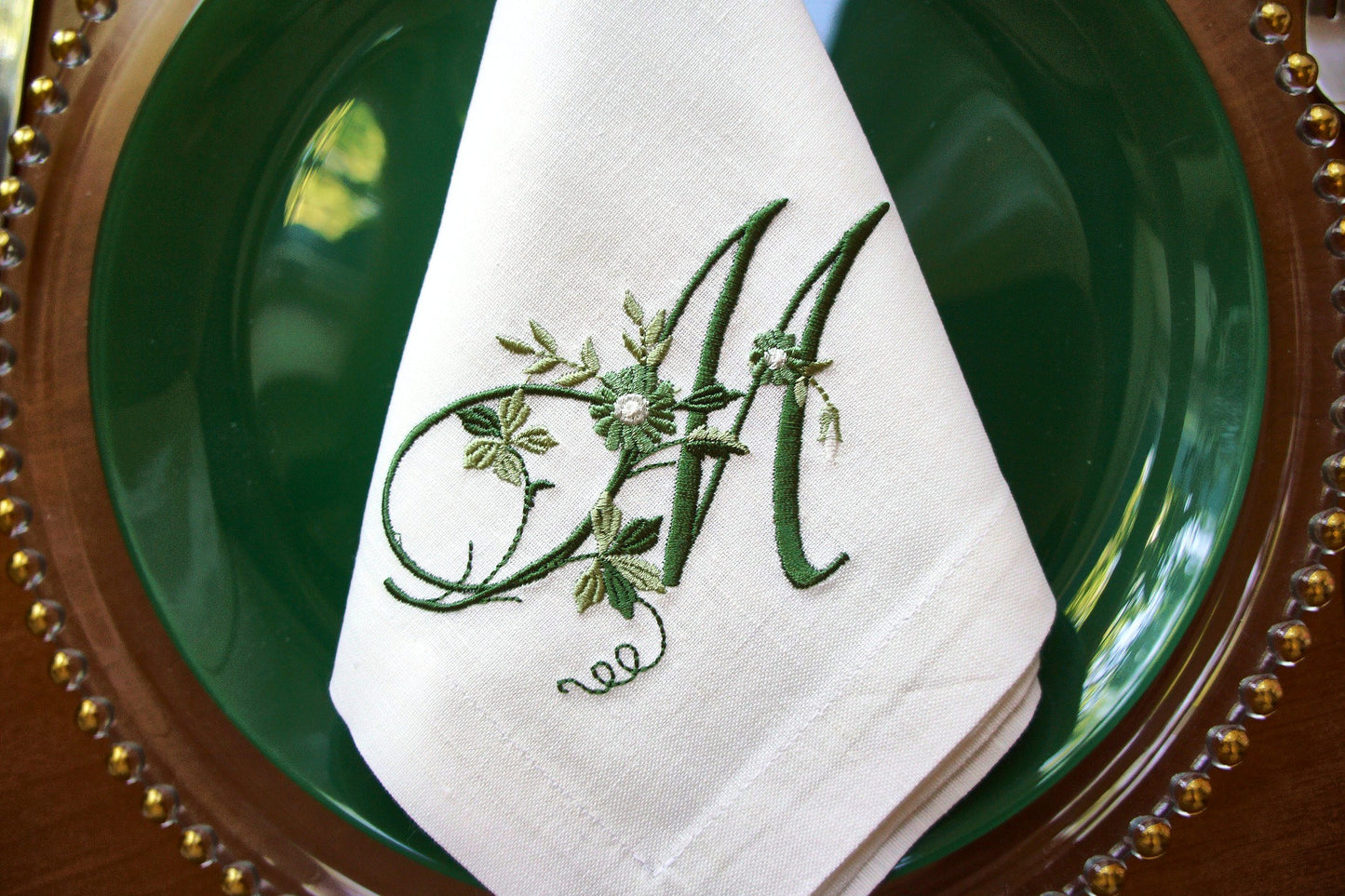 #038 | Floral Vine Monogram | Personalized