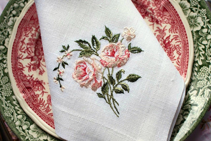 #097 | Blush Rose Spray and Potted Geranium Set