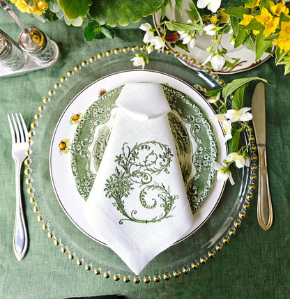 #131 | Victorian Floral Monogram | Personalized