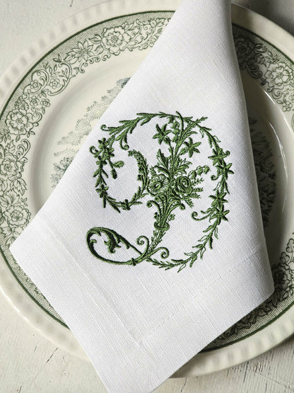 #131 | Victorian Floral Monogram | Personalized