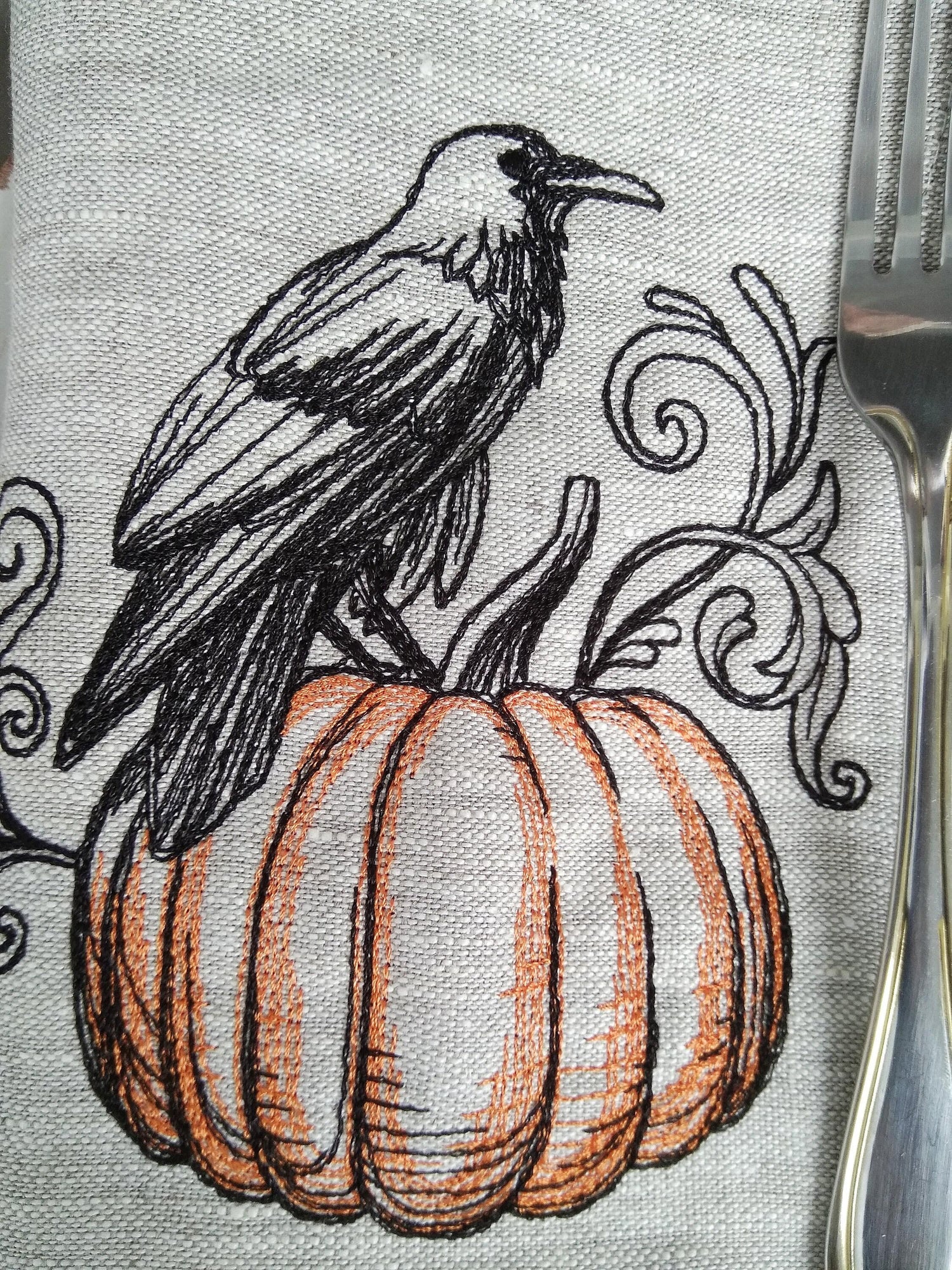 linen napkins halloween, table linens, embroidered napkins, table decoration, halloween Pumpkin Cloth Dinner Napkins, pumpkin napkins