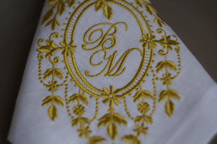 embroidered napkins, monogrammed napkins, personalized napkins, birthday napkins, table decoration, Cloth Dinner Napkins, Wedding napkins